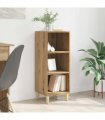 vidaXL Sideboard Artisan Oak 34.5 x 32.5 x 90 cm Engineered Wood