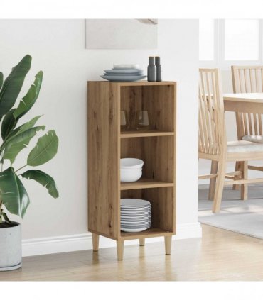 vidaXL Sideboard Artisan Oak 34.5 x 32.5 x 90 cm Engineered Wood