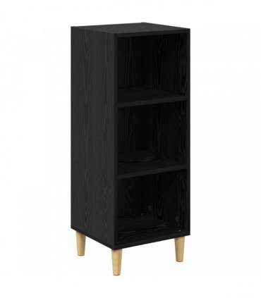 vidaXL Sideboard Black Oak 34.5 x 32.5 x 90 cm Engineered Wood