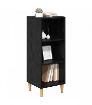 vidaXL Sideboard Black Oak 34.5 x 32.5 x 90 cm Engineered Wood