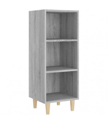 vidaXL Sideboard Grey Sonoma 34.5x32.5x90 cm Engineered Wood