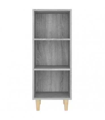 vidaXL Sideboard Grey Sonoma 34.5x32.5x90 cm Engineered Wood