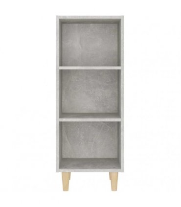 vidaXL Sideboard Concrete Grey 34.5x32.5x90 cm Engineered Wood