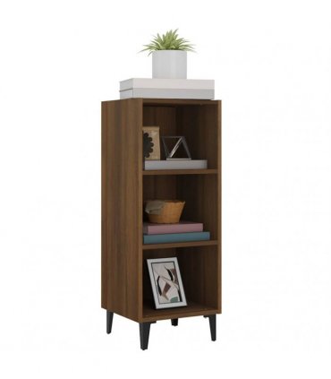 vidaXL Sideboard Brown Oak 34.5x32.5x90 cm Engineered Wood