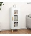 vidaXL Sideboard White 34.5x34x90 cm Engineered Wood — V0672031659