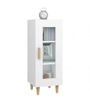 vidaXL Sideboard White 34.5x34x90 cm Engineered Wood — V0672031659
