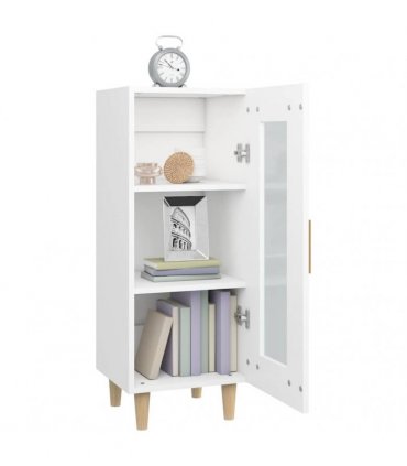 vidaXL Sideboard White 34.5x34x90 cm Engineered Wood — V0672031659
