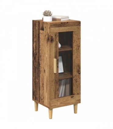 vidaXL Sideboard Old Wood 34.5 x 32.5 x 90 cm Engineered Wood — V0672031660