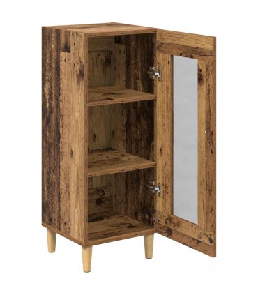 vidaXL Sideboard Old Wood 34.5 x 32.5 x 90 cm Engineered Wood — V0672031660