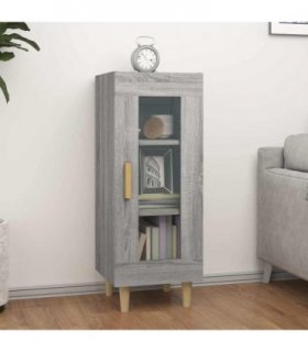 vidaXL Sideboard Grey Sonoma 34.5x34x90 cm Engineered Wood — V0672031661