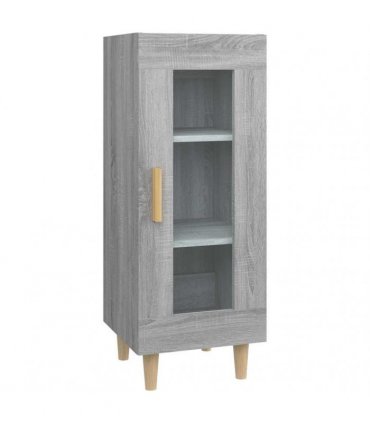 vidaXL Sideboard Grey Sonoma 34.5x34x90 cm Engineered Wood — V0672031661