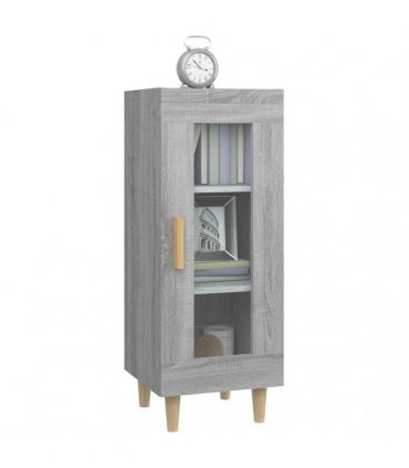 vidaXL Sideboard Grey Sonoma 34.5x34x90 cm Engineered Wood — V0672031661