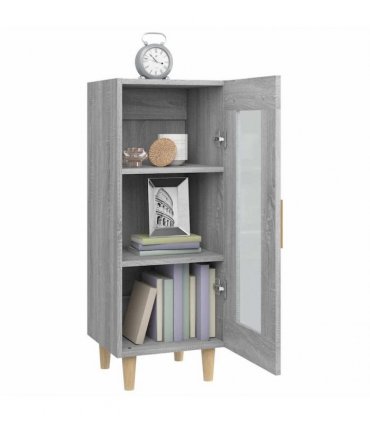 vidaXL Sideboard Grey Sonoma 34.5x34x90 cm Engineered Wood — V0672031661