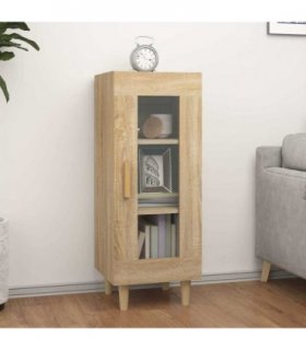 vidaXL Sideboard Sonoma Oak 34.5x34x90 cm Engineered Wood — V0672031662