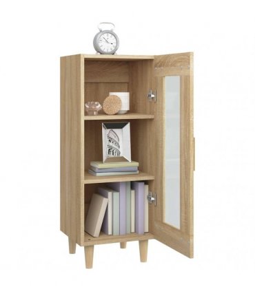 vidaXL Sideboard Sonoma Oak 34.5x34x90 cm Engineered Wood — V0672031662