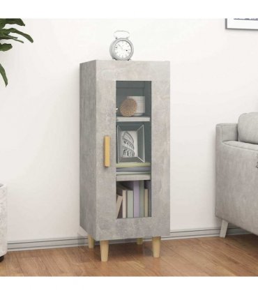 vidaXL Sideboard Concrete Grey 34.5x34x90 cm Engineered Wood — V0672031664
