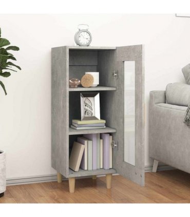 vidaXL Sideboard Concrete Grey 34.5x34x90 cm Engineered Wood — V0672031664
