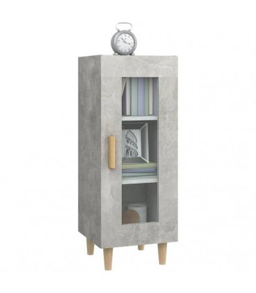 vidaXL Sideboard Concrete Grey 34.5x34x90 cm Engineered Wood — V0672031664