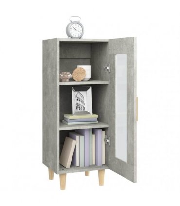 vidaXL Sideboard Concrete Grey 34.5x34x90 cm Engineered Wood — V0672031664