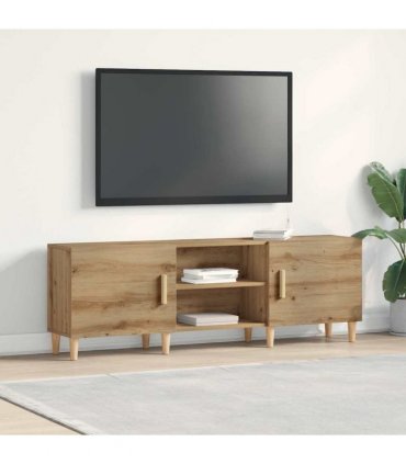 vidaXL TV Cabinet Artisan oak 150 x 30 x50 cm Engineered Wood