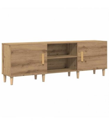 vidaXL TV Cabinet Artisan oak 150 x 30 x50 cm Engineered Wood