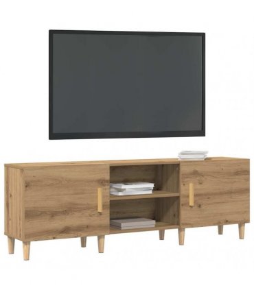 vidaXL TV Cabinet Artisan oak 150 x 30 x50 cm Engineered Wood