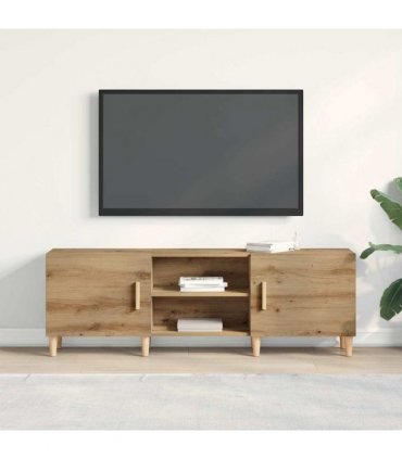 vidaXL TV Cabinet Artisan oak 150 x 30 x50 cm Engineered Wood