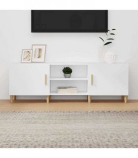 vidaXL TV Cabinet White 150x30x50 cm Engineered Wood