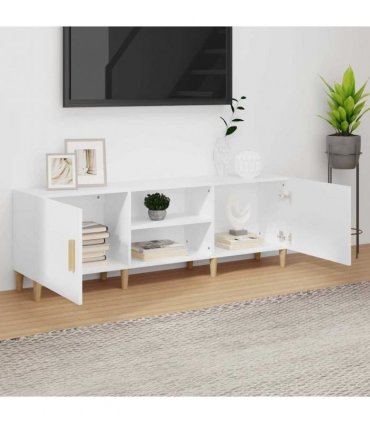vidaXL TV Cabinet White 150x30x50 cm Engineered Wood