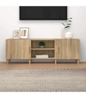 vidaXL TV Cabinet Sonoma Oak 150x30x50 cm Engineered Wood