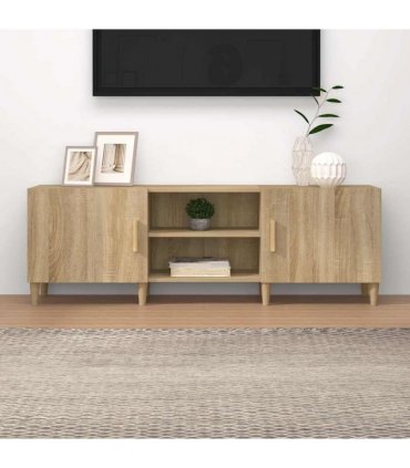 vidaXL TV Cabinet Sonoma Oak 150x30x50 cm Engineered Wood