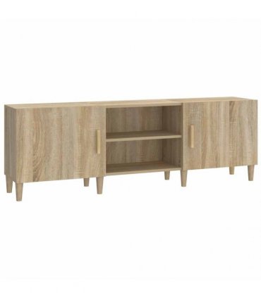 vidaXL TV Cabinet Sonoma Oak 150x30x50 cm Engineered Wood