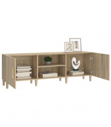 vidaXL TV Cabinet Sonoma Oak 150x30x50 cm Engineered Wood