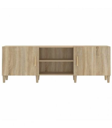 vidaXL TV Cabinet Sonoma Oak 150x30x50 cm Engineered Wood