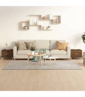 vidaXL Coffee Tables 2 pcs Brown Oak 50x50x40 cm Engineered Wood