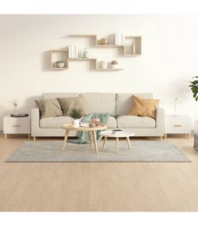 vidaXL Coffee Tables 2 pcs High Gloss White 50x50x40 cm Engineered Wood
