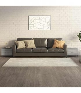 vidaXL Coffee Tables with Metal Legs 2 pcs Grey Sonoma 50x50x40 cm