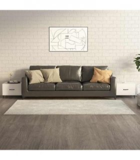 vidaXL Coffee Tables with Metal Legs 2 pcs High Gloss White 50x50x40 cm