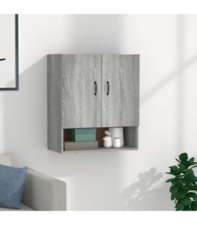 vidaXL Wall Cabinet Grey Sonoma 60x31x70 cm Engineered Wood