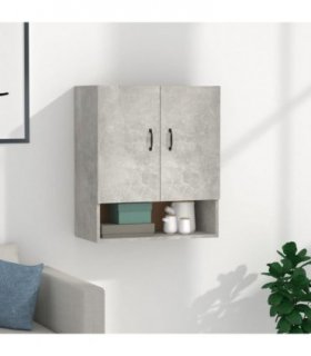 vidaXL Wall Cabinet Concrete Grey 60x31x70 cm Engineered Wood