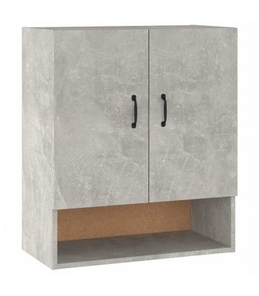 vidaXL Wall Cabinet Concrete Grey 60x31x70 cm Engineered Wood