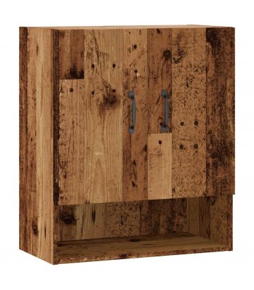vidaXL Wall Cabinet Old Wood 60x31x70 cm Engineered Wood