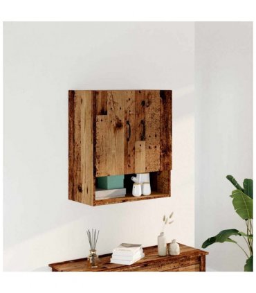 vidaXL Wall Cabinet Old Wood 60x31x70 cm Engineered Wood