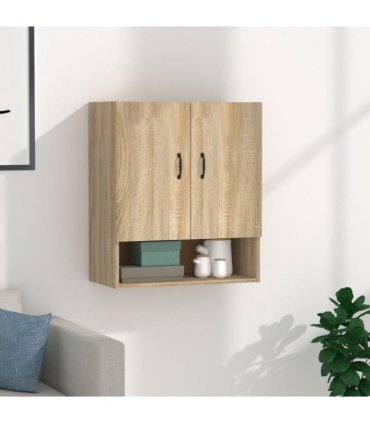 vidaXL Wall Cabinet Sonoma Oak 60x31x70 cm Engineered Wood