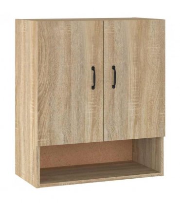 vidaXL Wall Cabinet Sonoma Oak 60x31x70 cm Engineered Wood