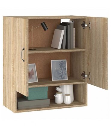 vidaXL Wall Cabinet Sonoma Oak 60x31x70 cm Engineered Wood