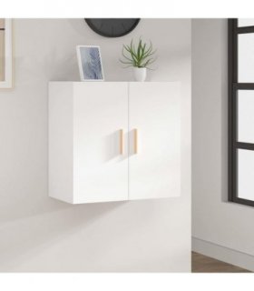 vidaXL Wall Cabinet White 60x30x60 cm Engineered Wood