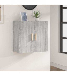 vidaXL Wall Cabinet Grey Sonoma 60x30x60 cm Engineered Wood
