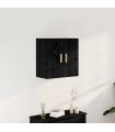vidaXL Wall Cabinet Black Oak 60 x 30 x 60 cm Engineered Wood