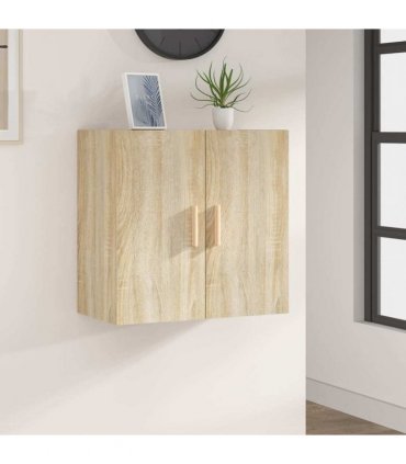 vidaXL Wall Cabinet Sonoma Oak 60x30x60 cm Engineered Wood